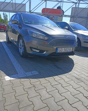 Ford Focus cena 34000 przebieg: 213500, rok produkcji 2016 z Gdańsk małe 301